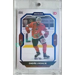 2023/24 Goal cards Chance Liga 2. série #384 Ondřej Rohlík Blue 10/10