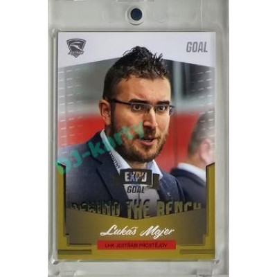 2023/24 Goal cards Chance Liga 2. série #BB-09 Lukáš Majer Behind the Bench Expo 1of6