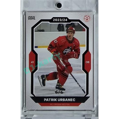 2023/24 Goal cards Chance Liga 1. série #119 Patrik Urbanec Red 6/6