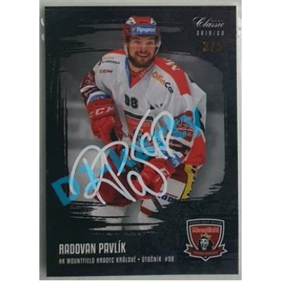 2019/20 OFS Radovan Pavlík #88 3/5 Black Rainbow Signature