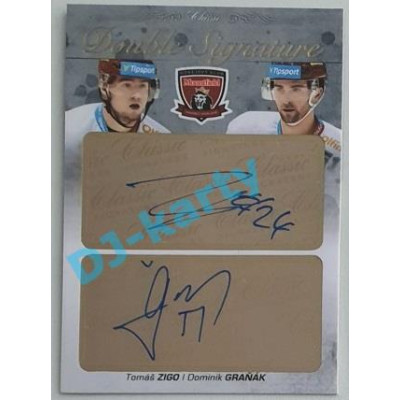 2017/18 OFS Tomáš Zigo/Dominik Graňák #DS-45 1/3 Double Signature Gold