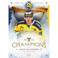 2023 Goal Cards Zlín Champions #19 Jakub Čechmánek