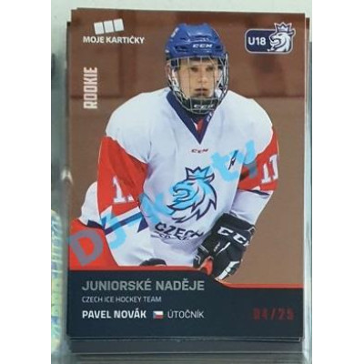 2020 MK reprezentace Pavel Novák RC juniorské naděje #82 04/25 Red