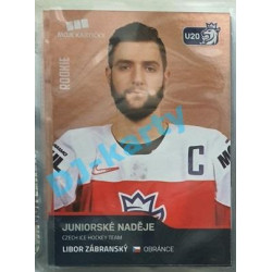 2020 MK reprezentace Libor Zábranský RC juniorské naděje #79 Red Promo