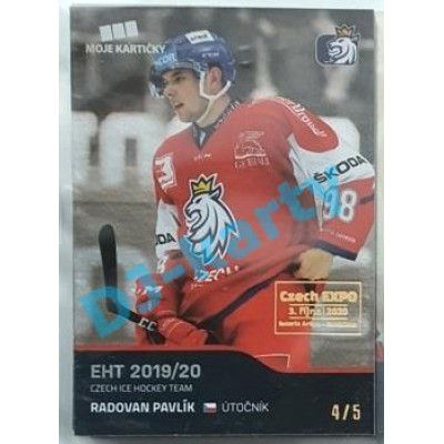 2020 MK reprezentace Radovan Pavlík #25 4/5 Silver Czech Expo