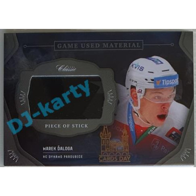 2020/21 OFS 2. série Marek Ďaloga #RPS-MĎA x/7 Game Used Material CARDS DAY