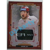 2021 OFS Kingdom of Lions Jakub Lev #S18 04/10 Piece of Stick RED