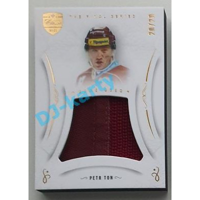 2021/22 OFS The Final Series Petr Ton #MEM-PO 20/20 Game Used Gold