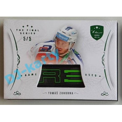 2021/22 OFS The Final Series Tomáš Zohorna #STI-ZOT 5/5 Game Used Stick Emerald