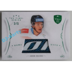 2021/22 OFS The Final Series Jakub Galvas #STI-GAJ 3/5 Game Used Stick Emerald