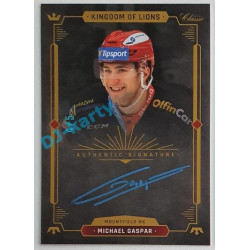 2021/22 OFS The Final Series Michael Gaspar #A12 4/5 Bonus Signature Kingdom of Lions