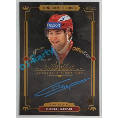 2021/22 OFS The Final Series Michael Gaspar #A12 4/5 Bonus Signature Kingdom of Lions