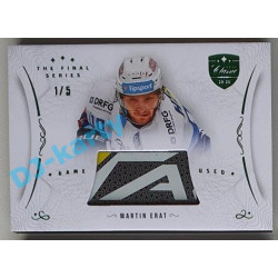 2021/22 OFS The Final Series Martin Erat #STI-ERM 1/5 Game Used Stick Emerald