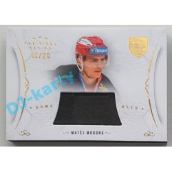 2021/22 OFS The Final Series Matěj Morong #STI-MOM 16/20 Game Used Stick Gold