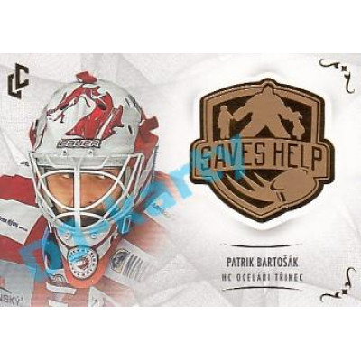 2021 Legendary Cards Saves Help #SH-001 Patrik Bartošák