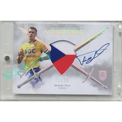 2023/24 Sportzoo Fortuna Liga 2. série #NWS-DF Daniel Fila National Team Warriors Flag 12/20