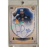 2023/24 Goal cards Chance Liga O kapku lepší hokej #01 Stefan Warg Expo Ostrava Signature x/6