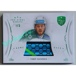 2021/22 OFS The Final Series Tomáš Rachůnek #STI-RAT 1/5 Game Used Stick Emerald