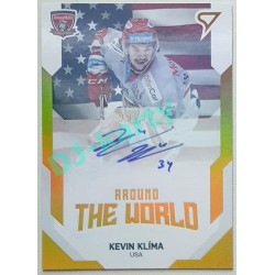 2021/22 Sportzoo TIPSPORT ELH 2. série #AWS-35 Kevin Klíma Around The World Auto 89/90