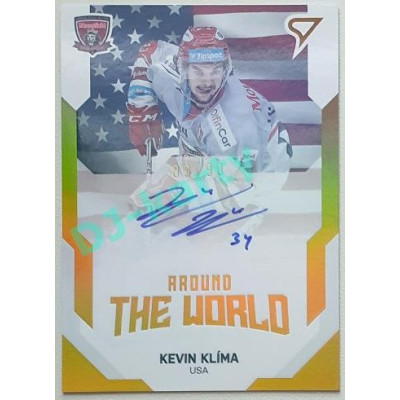 2021/22 Sportzoo TIPSPORT ELH 2. série #AWS-35 Kevin Klíma Around The World Auto 89/90