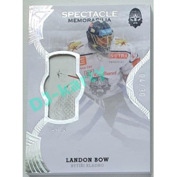2021/22 Sportzoo TIPSPORT ELH 2. série #SR-BO Landon Bow Spectable Memorabilia 04/30