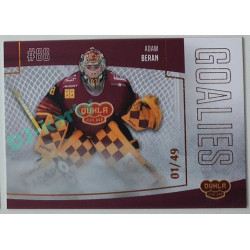 2022/23 Goal Cards Chance Liga 1. série #G-1 Adam Beran Goalies Parallel 47/49