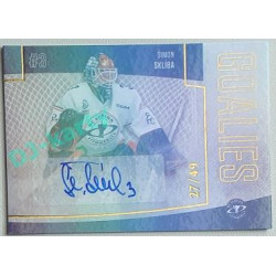 2022/23 Goal Cards Chance Liga 2. série #25 Šimon Sklíba Goalies Autograph xx/49