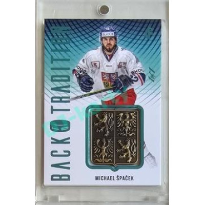 2023/24 LC Expectations Road to Prague #BTT-06 Michael Špaček Back to Tradition Turquoise 1/1