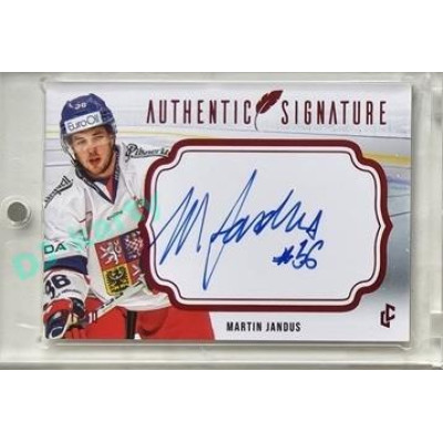 2023/24 LC Expectations Road to Prague #AS-02 Martin Jandus Authentic Signature Red xx/10