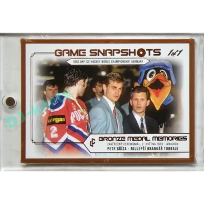 2023 LC Bronze Medal Memories 1993 #GS-04 Petr Bříza Game Snapshots Bronze Frame 1of1