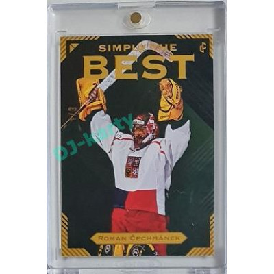 2023 Legendary Cards Simply the Best #19 Roman Čechmánek Jungle 1/3