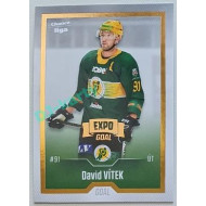2022/23 Goal Cards Chance Liga 2. série #230 David Vítek Expo Gold 1 of 3