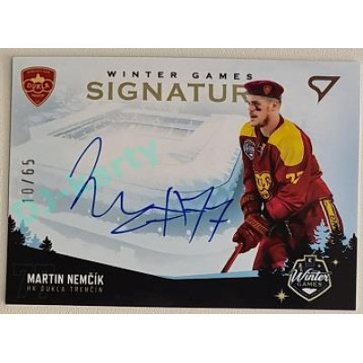 2023 Sportzoo Winter Games #WS1-MN Martin Nemčík Signature Level 1 10/65