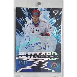 2023/24 Sportzoo ELH 1. série #BLS-CL Christophe Lalancette Blizzard Auto xx/50