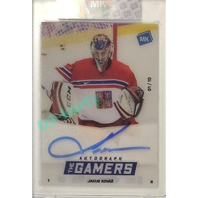 2023 MK The Gamers Extended #TG-JK Jakub Kovář Legends autographs BLUE 01/10