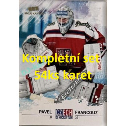 2017/18 MK reprezentace kompletní set 54ks karet