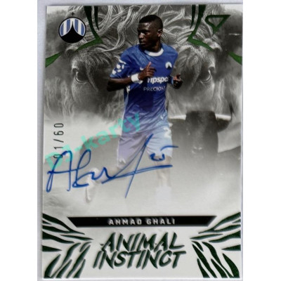 2024/25 Sportzoo Chance Liga 1. série #AIS-AG Ahmad Ghali Animal Instinct Green Auto 01/60