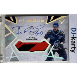 2024/25 Sportzoo ELH 1. serie #FS-SE Petr Šenkeřík Flaming Stick Auto 10/25