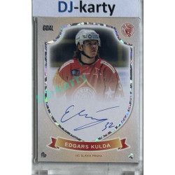 2023/24 Goal cards Chance Liga O kapku lepší hokej #16 Edgars Kulda Signature