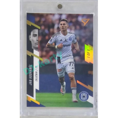 2023/24 Sportzoo Fortuna Liga 1. série #075 Jan Vodháněl Golden Fireworks 1/1
