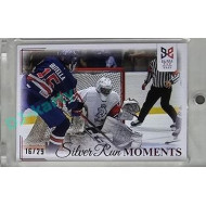 2023/24 Legendary Cards Hlinka Gretzky Cup Young Lions #SRM-01 Jakub Milota v akci proti USA Silver Run Moments Canvas xx/29