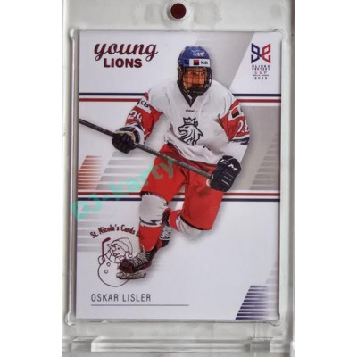 2023/24 Legendary Cards Hlinka Gretzky Cup Young Lions #17 Oskar Lisler Expo