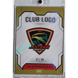 2023/24 Goal cards Chance Liga 1. série #CL-04 LHK JESTŘÁBI PROSTĚJOV Club Logo Parallel 17/19