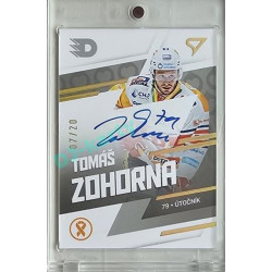 2023/24 Sportzoo O kapku lepší hokej #KNS-TZ Tomáš Zohorna Signature xx/20