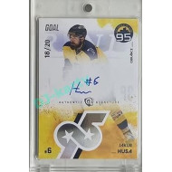 2024 Goal Cards 95. VÝROČÍ ZLÍNSKÉHO HOKEJE #ZL06 Jakub Husa Signature xx/20
