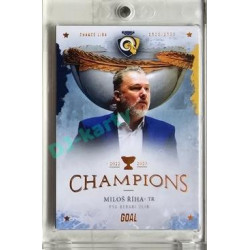 2023 Goal Cards Zlín Champions #27 Miloš Říha Parallel 6/10