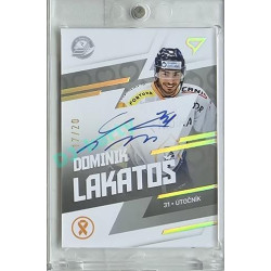 2023/24 Sportzoo O kapku lepší hokej #KNS-DL Dominik Lakatoš Signature xx/20