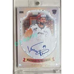 2023/24 Goal cards Chance Liga O kapku lepší hokej #07 Matouš Venkbec Expo Ostrava Signature x/6