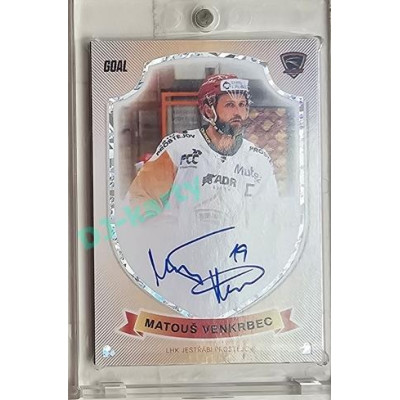 2023/24 Goal cards Chance Liga O kapku lepší hokej #07 Matouš Venkbec Expo Ostrava Signature x/6