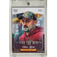 2023/24 Goal cards Chance Liga 2. série #BB-14 Viktor Ujčík Behind the Bench Parallel 1/1